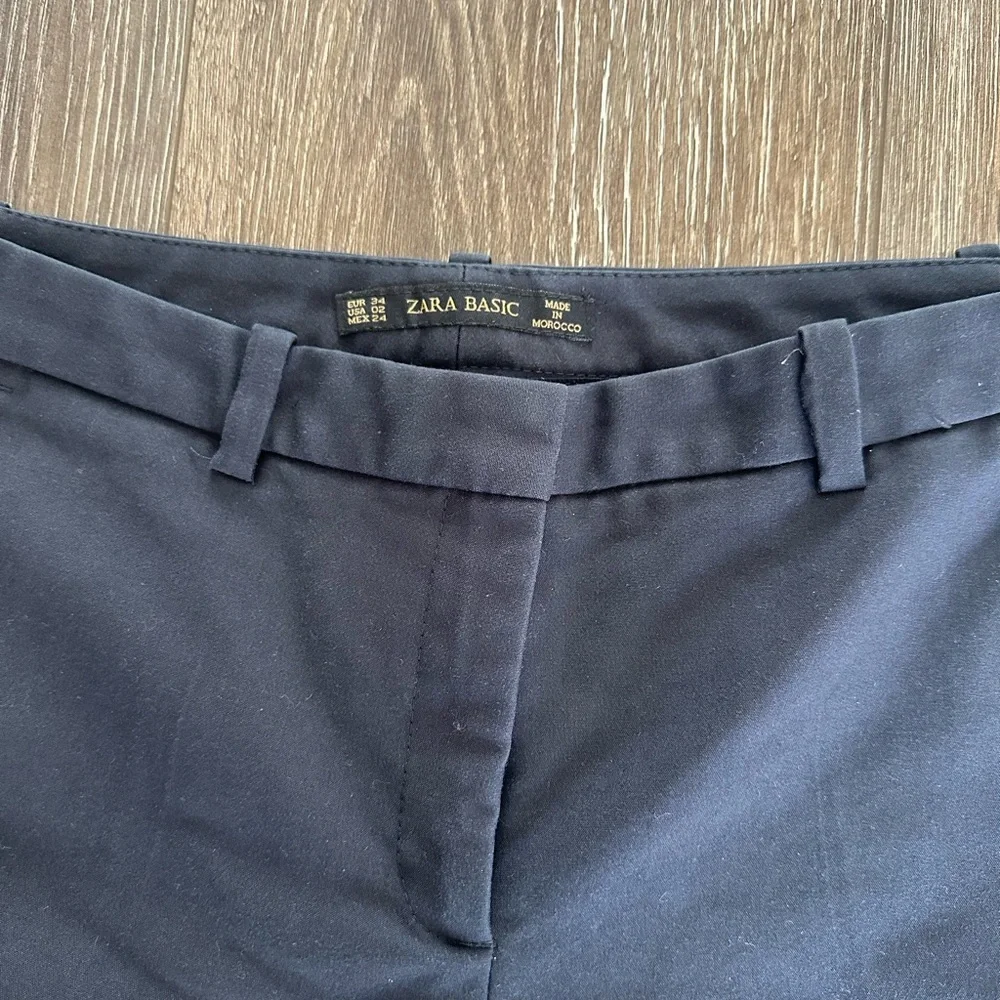 [•Zara•] Navy cropped pants - Picture 4 of 6